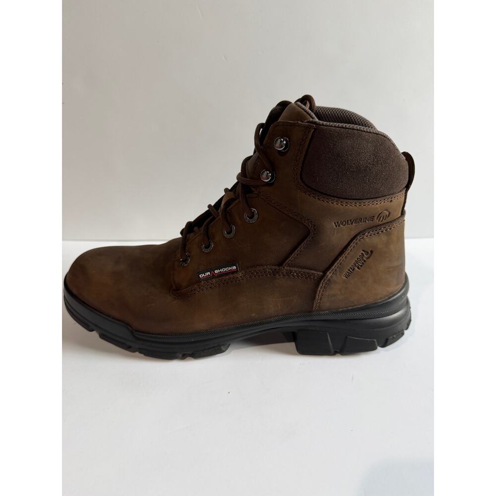 Wolverine Durashocks Icon 6 in SOFT TOE Work Boots Men Dark Brown Size 11.5 - Picture 12 of 13